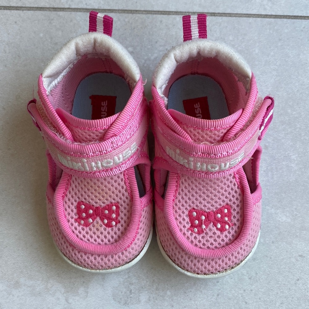 Mikihouse pink baby summer Shoe, size 11.5cm